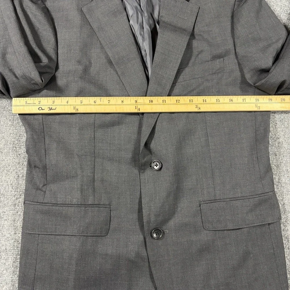 Bonobos Blazer Mens 38R Dark Gray Worsted Wool Blend Sports Coat Standard Fit
